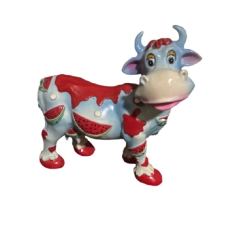 Colorful Cow collectible  figurine